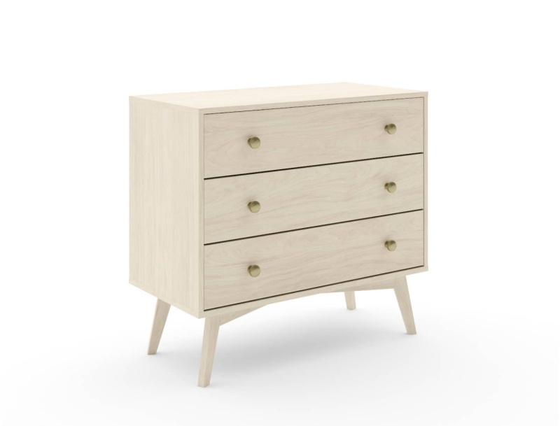 Cómoda de madera Vida con 3 cajones