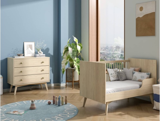 Chambre bébé Vida avec plan à langer retiré