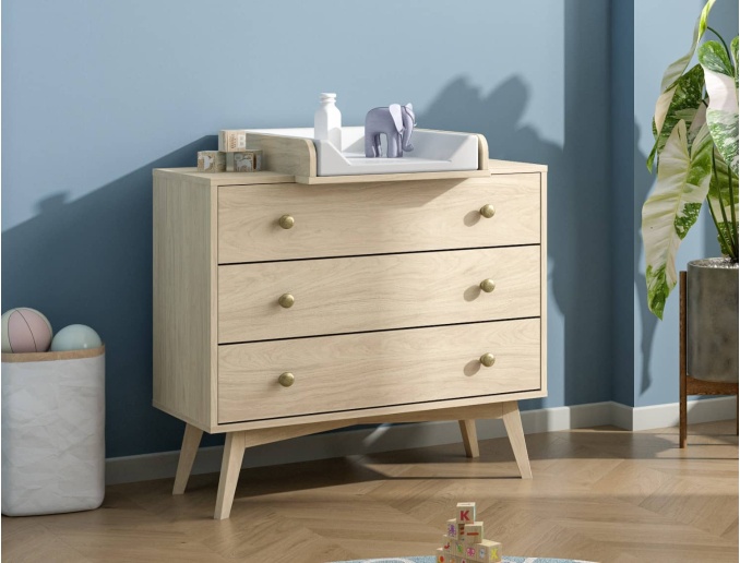 Aankleedblad Vida commode niet inbegrepen