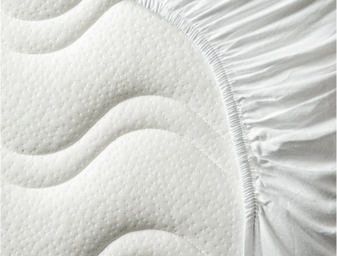 Weißes Spannbettlaken 90x140cm für mitwachsendes Bett in kleiner Größe mit Gummizug