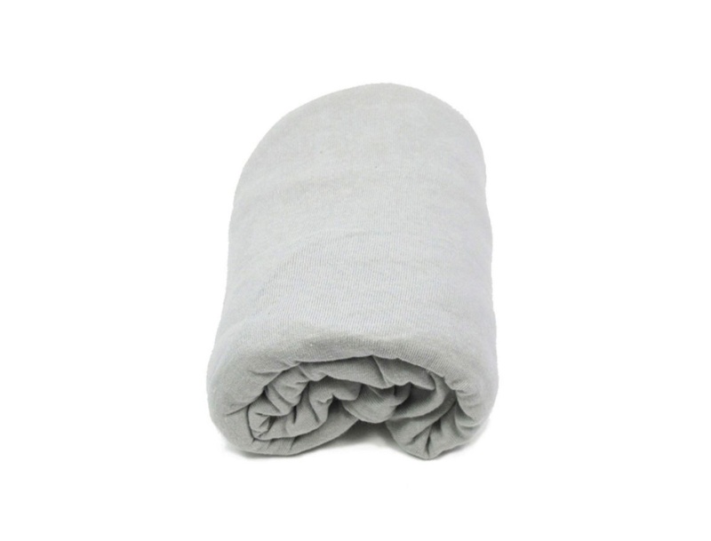 Lenzuolo con angoli per lettino 40x80 grigio