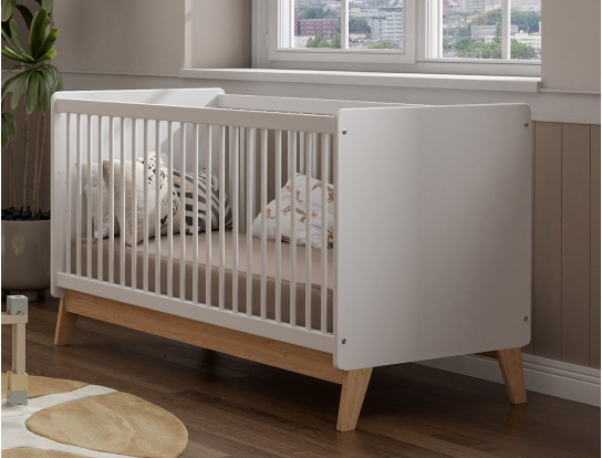 Mitwachsendes Babybett Equilibre 70x140 cm