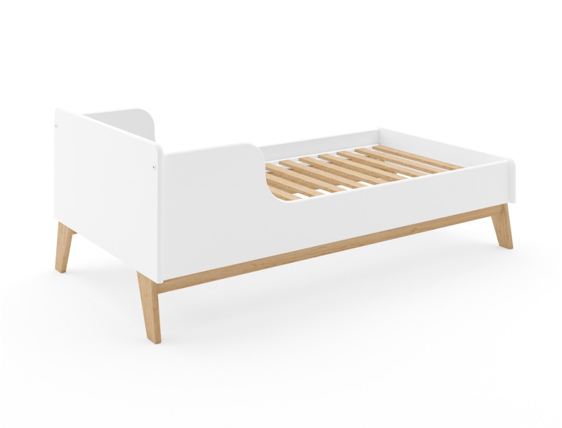 Cuna en posición de cama para niños