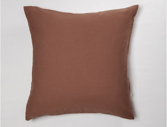 Federa cuscino Terracotta in cotone biologico 60x60 cm