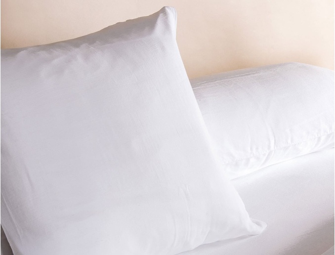 Funda de almohada infantil 60x60 Blanco algodón orgánico