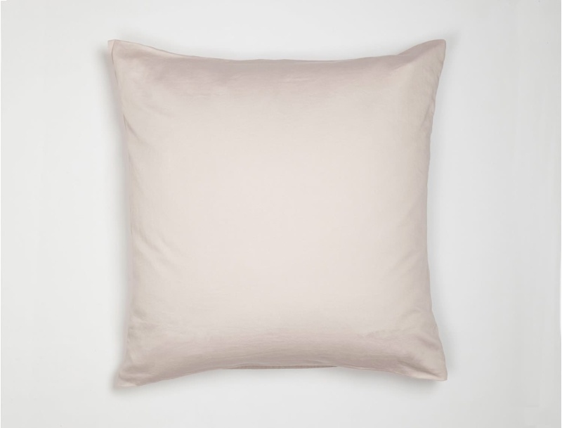 Taie oreiller Rose Nude  en coton bio 60x60 cm