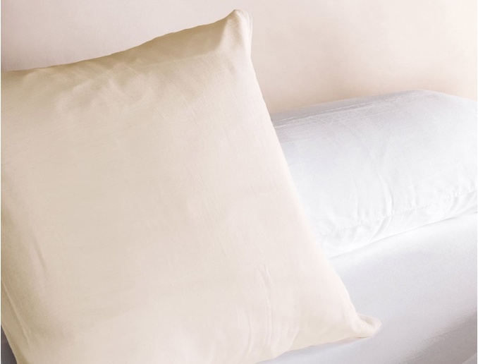 Taie d'oreiller enfant 60x60 Rose Nude coton bio