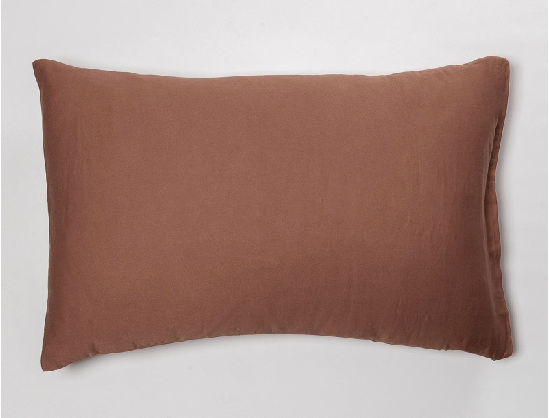 Taie d'oreiller 50x70 cm Terracotta Coton Bio