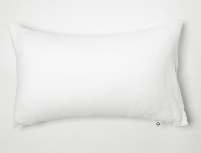 Funda de almohada 50x70 cm Blanco Algodón Orgánico