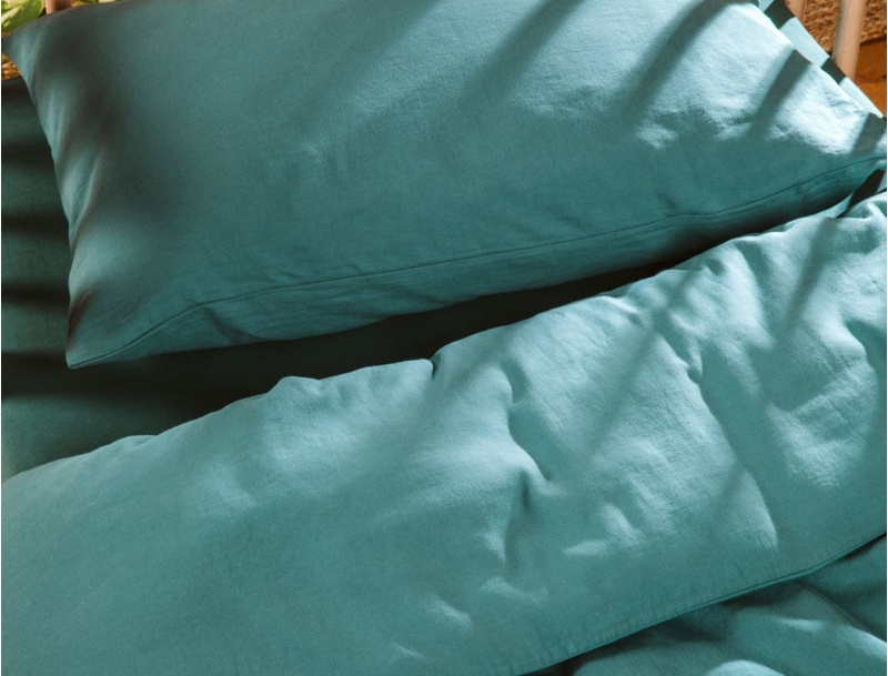Bettdeckenbezug Eukalyptus 100x140 für Babybett