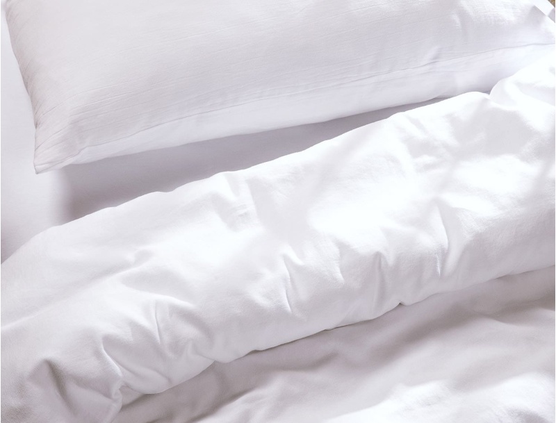 White duvet cover 100x140 for baby bed