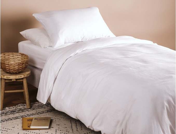 Copripiumino 140x150 Bianco