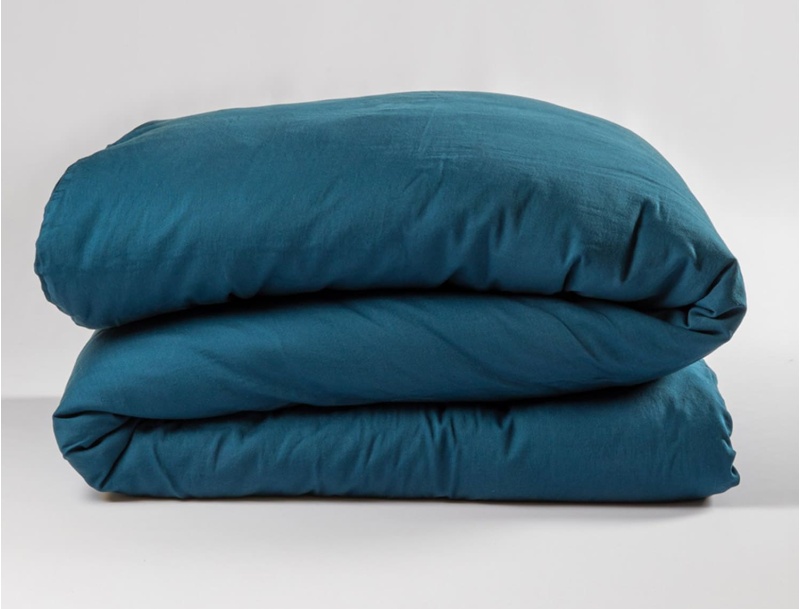 Copripiumino in cotone biologico GOTS Blu notte