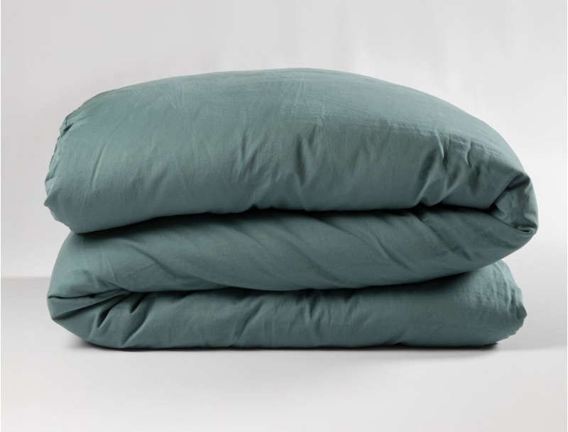 Housse de couette 140x200cm coton bio GOTS Eucalyptus