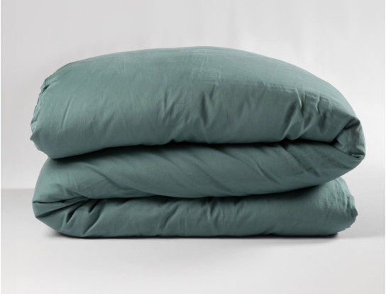 Housse de couette 140x200cm coton bio GOTS Eucalyptus