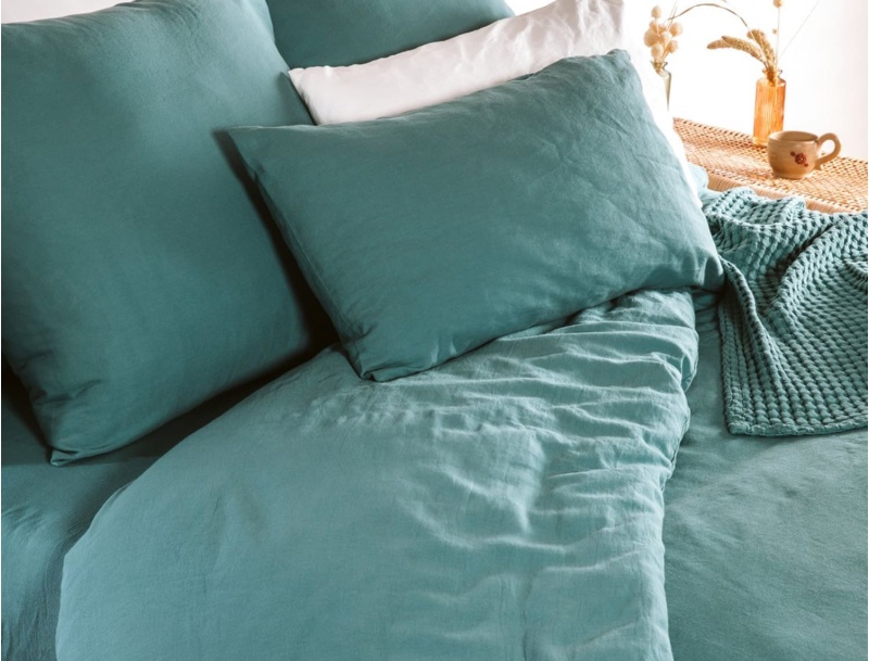 Housse de couette eucalyptus 100% coton bio