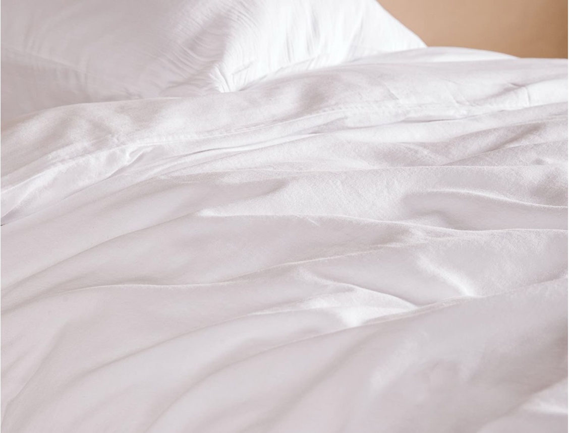220x240 cm White Organic Cotton duvet cover