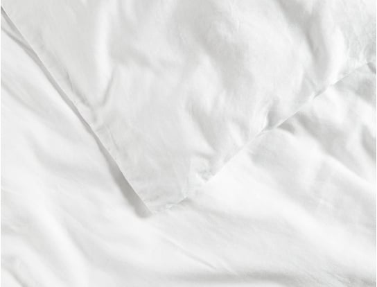 Housse de couette adulte coton bio Blanc