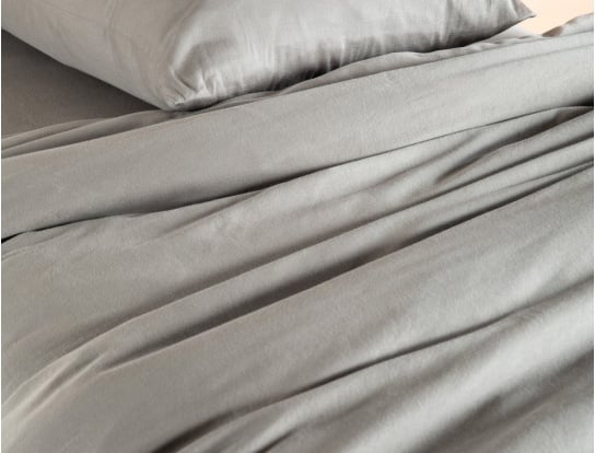 Copripiumino 260x240 cm Grigio 100% Cotone Biologico