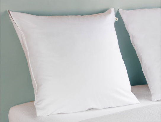 Removable Organic Cotton Pillow 60x60 cm