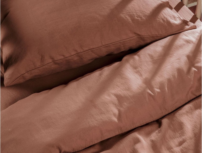 Bettbezug Terracotta 100x140 für Babybett