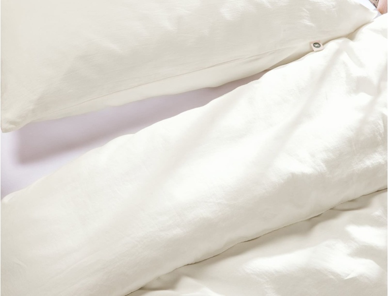 Bettbezug Ecru 100x140 für Babybett
