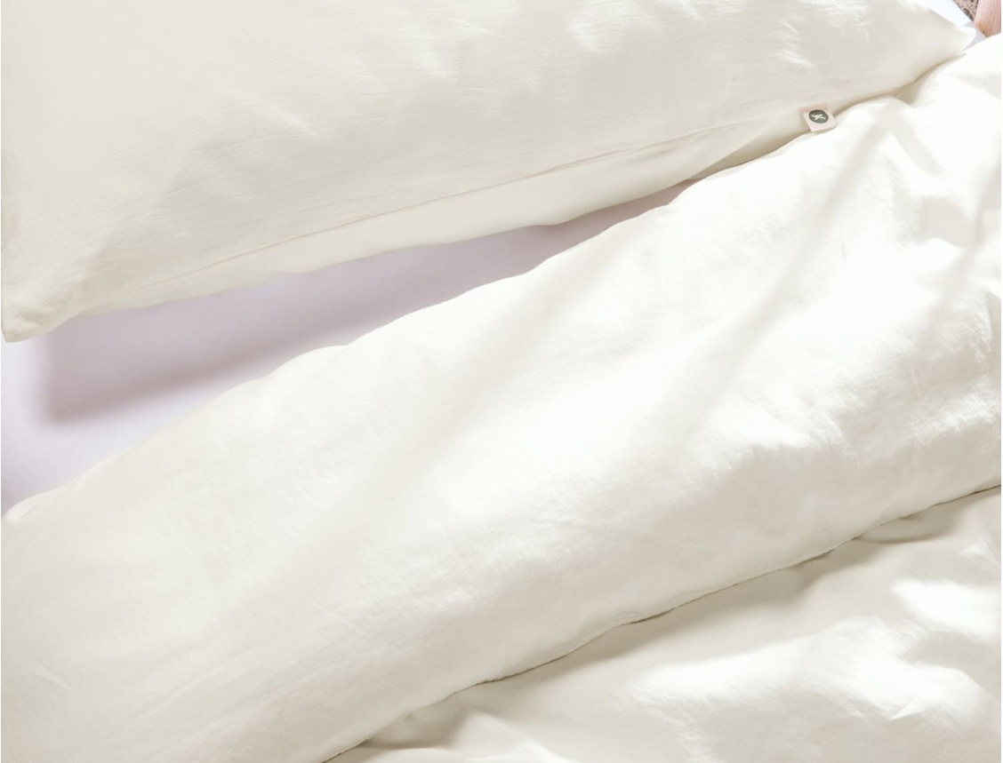 Bettbezug Ecru 100x140 für Babybett