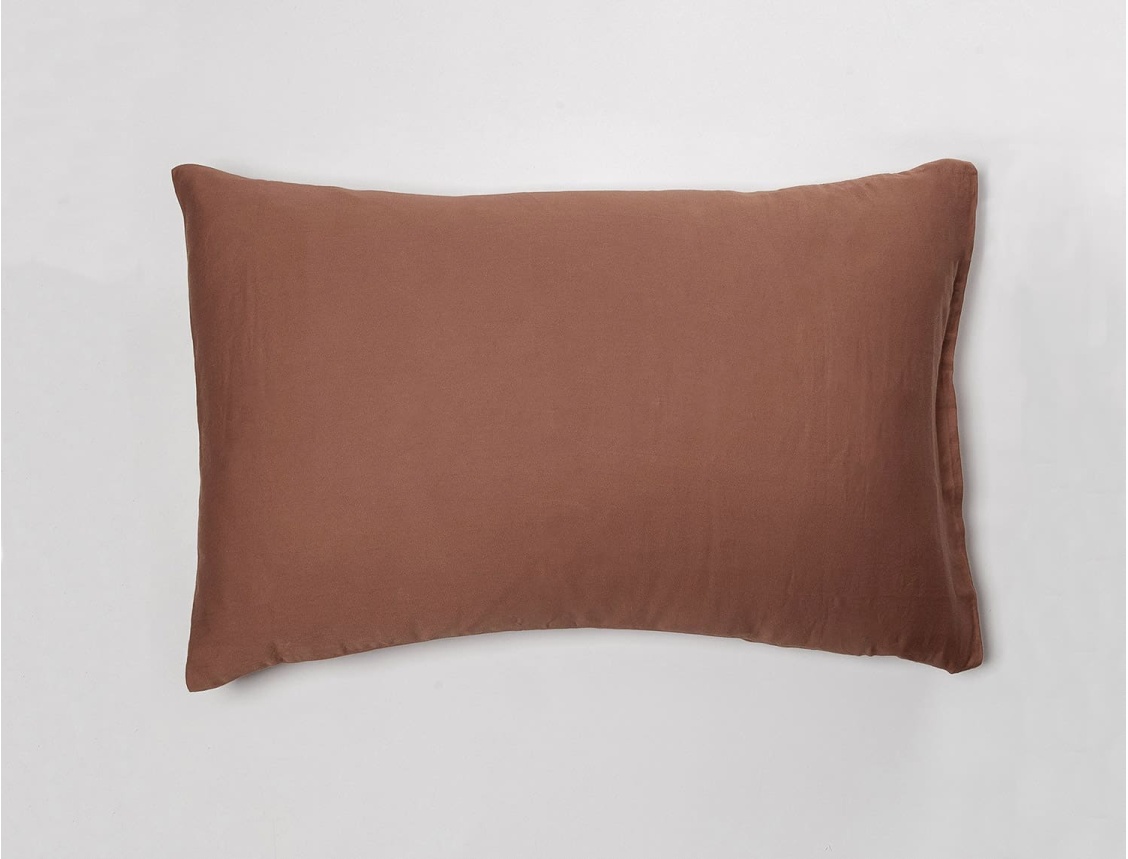 Taie oreiller 40x60 Terracotta coton bio