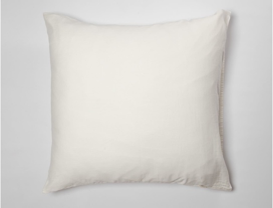 Funda de almohada Ecru de algodón orgánico 60x60 cm