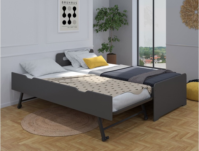 Twee slaapplaatsen 90x200 cm
