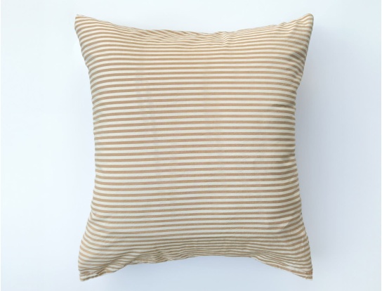 Bio-Baumwollperkal-Kissenbezug 60x60 cm Ambre