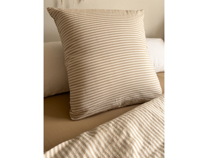 Kussensloop voor kinderen 60x60 Percale van biologisch katoen Amber