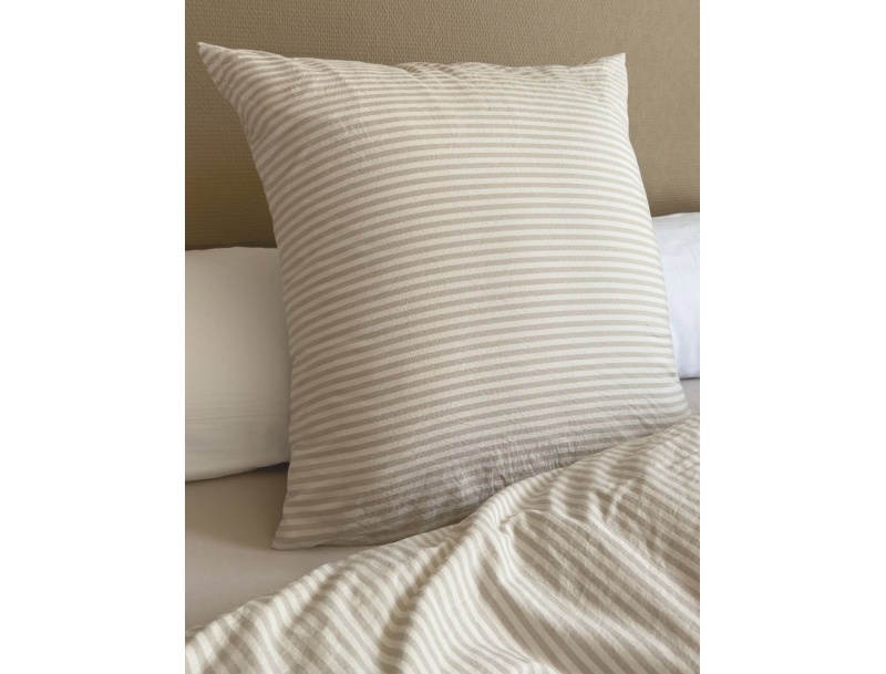 Funda de almohada infantil 60x60 Percal de algodón orgánico Lino