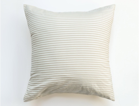 Bio-Baumwollperkal Kissenbezug 60x60 cm Leinen