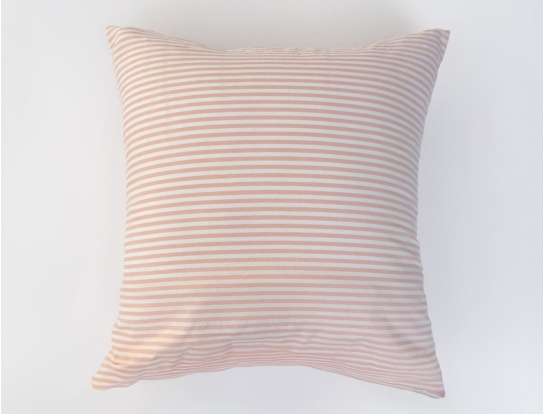 Taie oreiller en percale de coton bio 60x60 cm Peach