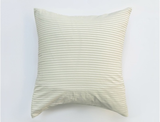 Funda de almohada de percal de algodón orgánico 60x60 cm Verde Lima