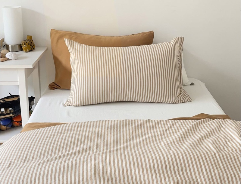 Taie d'oreiller adulte 50x70cm Ambre