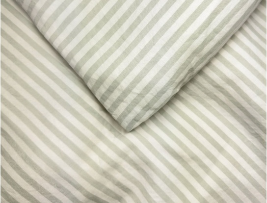 Housse de couette percale de coton bio 140x200 Vert Tilleul