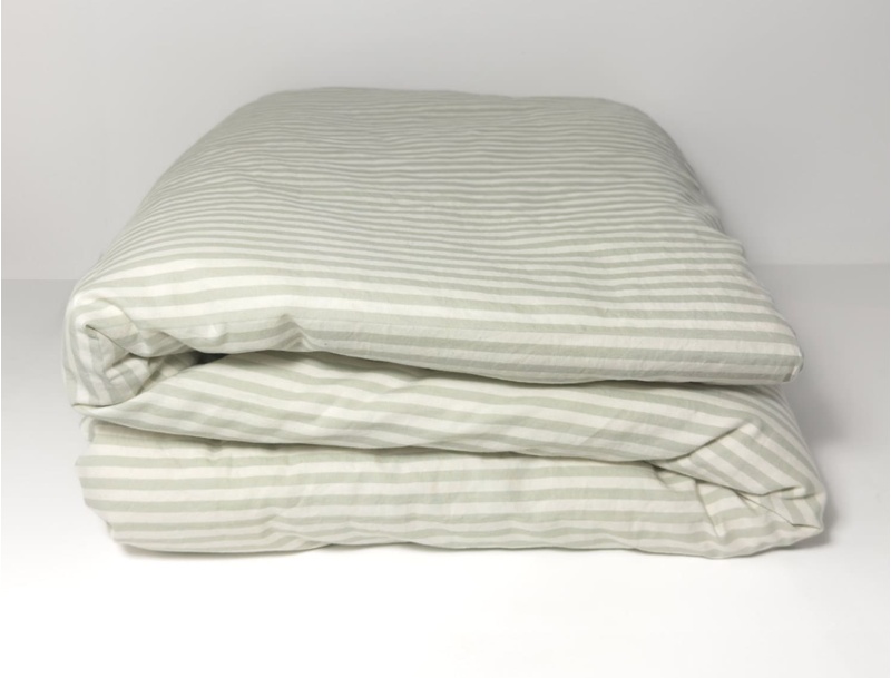Housse de couette Vert Tilleul 100% coton bio