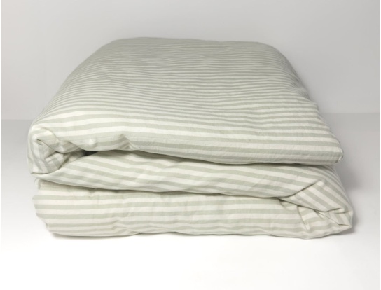 Housse de couette Vert Tilleul 100% coton bio