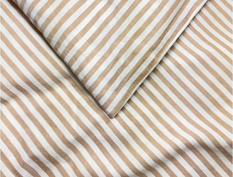 Dekbedovertrek van biologisch katoenen percale 140x200 Amber
