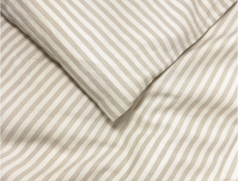 Housse de couette percale de coton bio 140x200 Lin