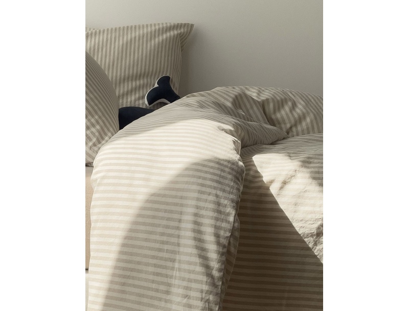 Housse de couette 140x200cm coton bio GOTS Lin