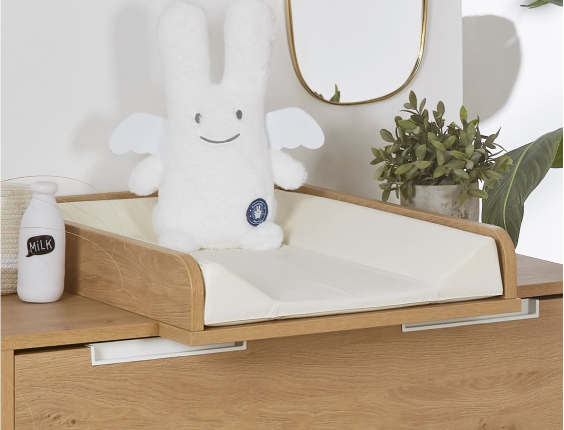 Vintage Octave aankleedblad, commode niet inbegrepen