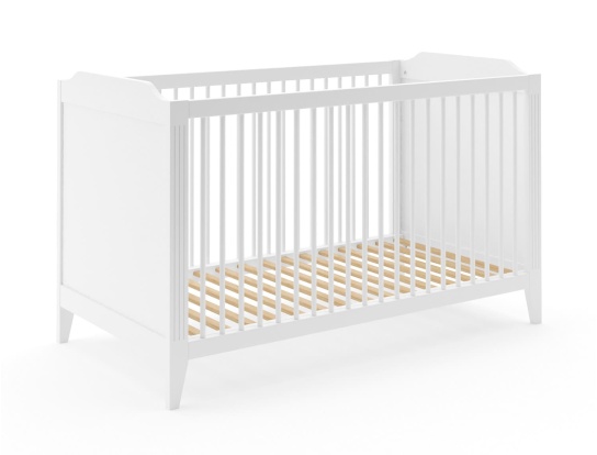 Witte Heritage babybed met verstelbare bedbodem