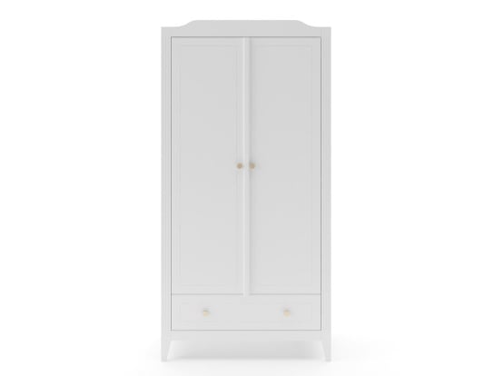 2-deurs kast met 1 lade Heritage Wit