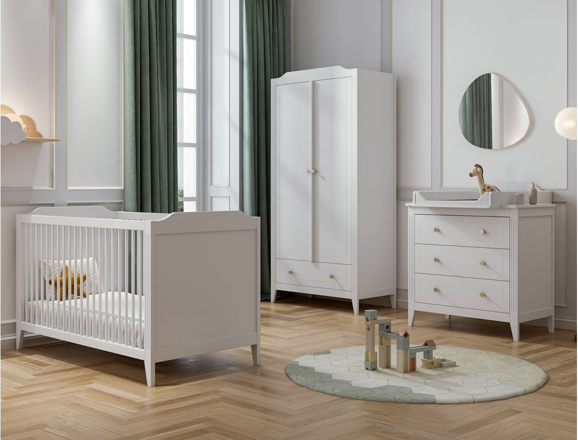 Chambre bébé Héritage Blanc