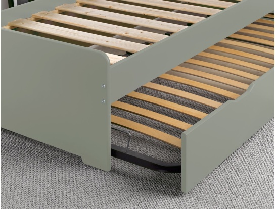 Faroe trundle bed with its two bed bases
