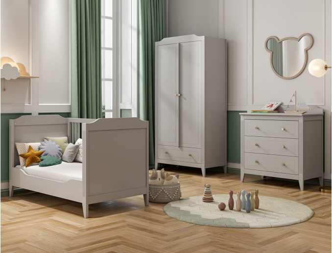 Evolutieve babykamer Heritage Grijs
