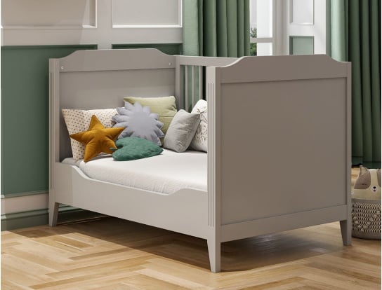 Uitgroeibaar babybed Heritage Grijs